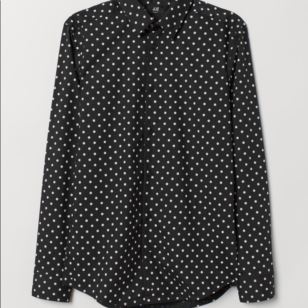 Dress Shirt Polkadot